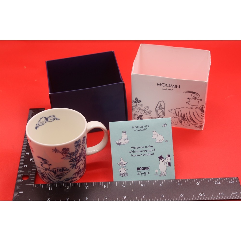 Moomin 2023 Arabia mug cup Sea Breeze Special Mug In Gift Box - Shows Shelf Wear